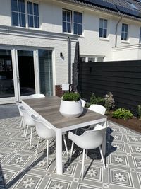 Terras Keramische betontegels Flower design